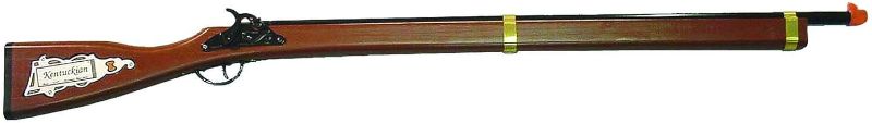 Photo 1 of (Similar to Stock Photo) PARRIS CLASSIC QUALITY TOYS EST. 1936 Kentucky Rifle Real Wood and Steel Single-Shot Action Cap Rifle
