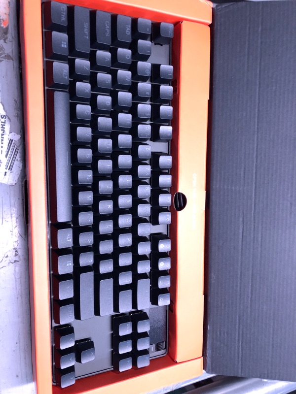 Photo 2 of SteelSeries Apex Pro TKL HyperMagnetic Gaming Keyboard - Adjustable Actuation - Esports Tenkeyless - OLED Screen - RGB - PBT Keycaps - USB-C - 2023 Edition,Black Apex Pro TKL 2023 Wired