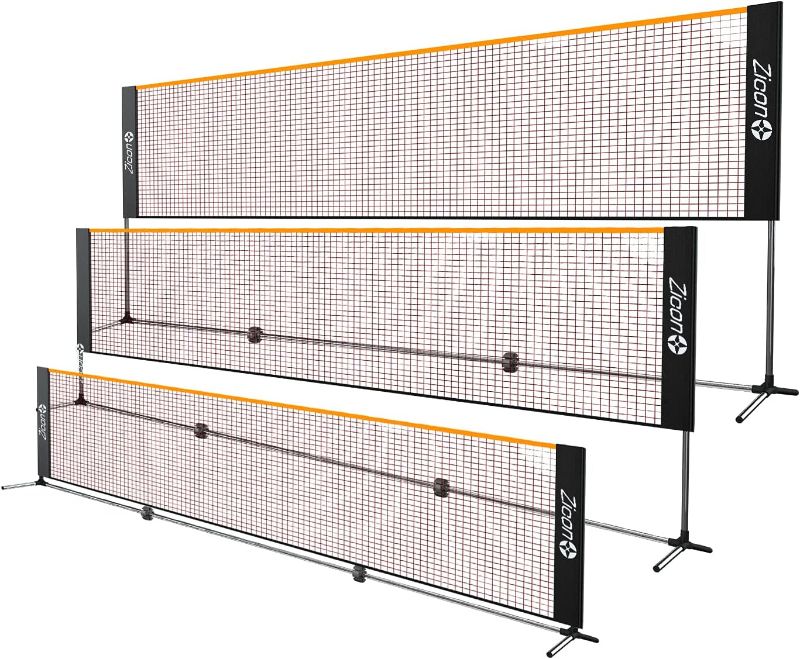 Photo 1 of ***READ NOTES***
Portable Tennis Net,Stainless Steel Poles Badminton Net Set Adjustable Height Nylon Net with Carry Bag, for Kids Volleyball, Pickleball,Soccer, Indoor, Outdoor Court, Backyard, Beach, Driveway
