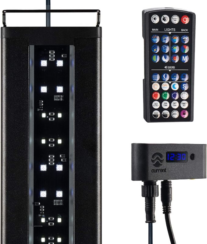 Photo 1 of ***READ NOTES***
CURRENT USA 48-60" Inch Satellite Freshwater LED Plus Full Spectrum RGB+W Light for Aquariums | Wireless 24 Hour Remote Control Fish Tank Lighting (4508)