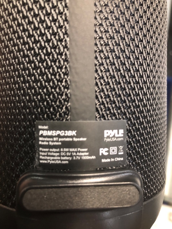 Photo 3 of Pyle Wireless Portable Bluetooth Boombox Speaker - 100 Watt Rechargeable Boom Box Speaker Portable Music Barrel Loud Stereo System with AUX Input, MP3/USB/SD Port, Fm Radio, 2.5" Tweeter PBMSPG3BK