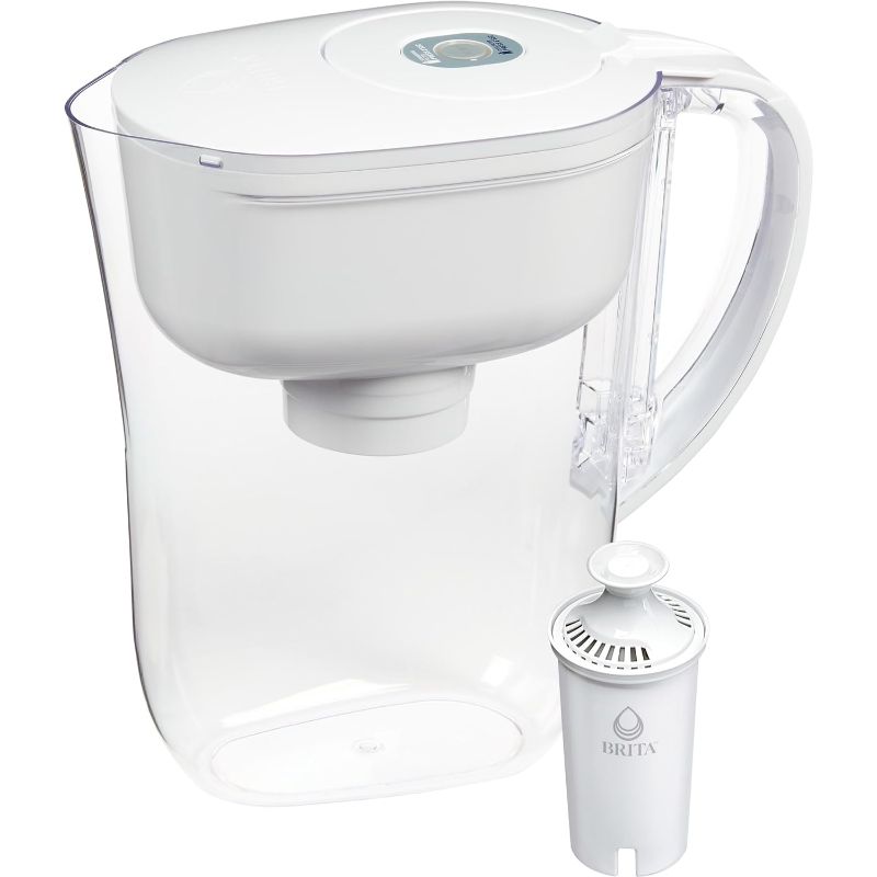 Photo 1 of ***USED - LIKELY MISSING PARTS - UNABLE TO VERIFY FUNCITONALITY***
Brita Metro Water Filter Pitcher with SmartLight Filter Change Indicator, BPA-Free, Replaces 1,800 Plastic Water Bottles a Year, Lasts Two Months, Includes 1 Filter, Small - 6-Cup Capacity