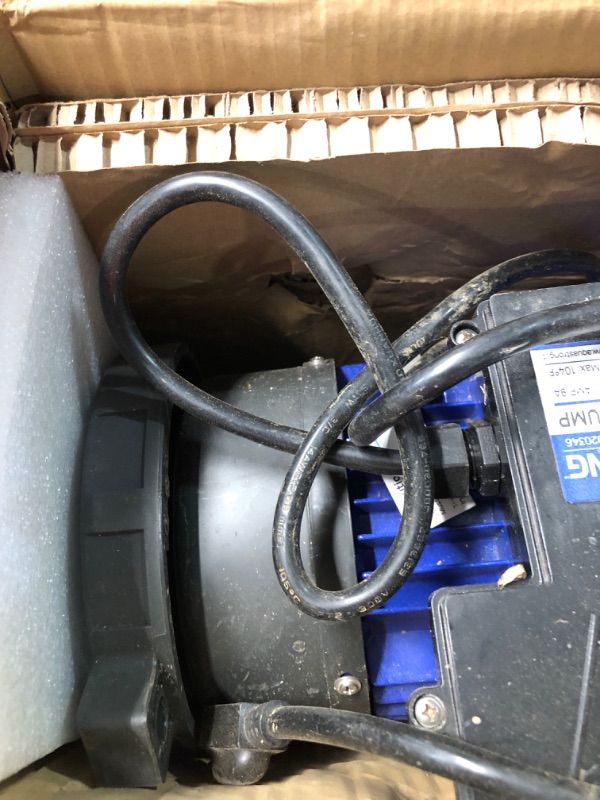 Photo 3 of **HEAVILY USED** AQUASTRONG 2 HP in/Above Ground Dual Speed Pool Pump, 115V, 5186 GPH, High Flow