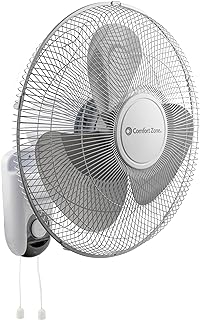 Photo 1 of ***NON-REFUNDABLE*** PARTS ONLY** Oscillating Wall Mount Fan with Adjustable Tilt, 16 inch, 3 Speed, Metal Grille, 90 Degree Oscillation, Airflow 14.07 ft/sec, Ideal for Home, Bedroom, Gym & Office, CZ16W