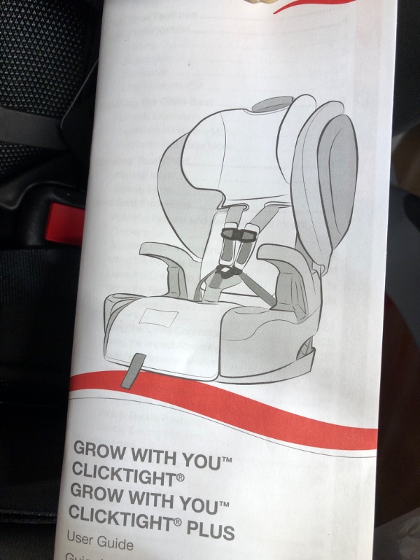 Photo 3 of (see all images)Britax Grow with You ClickTight Harness-2-Booster Car Seat, Cool Flow Gray