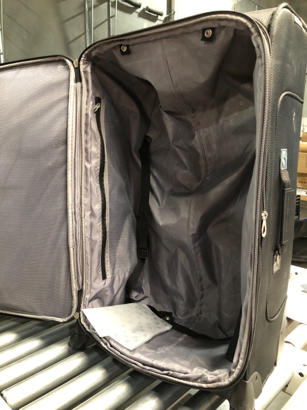 Photo 5 of (see all images)SwissGear Sion Softside Expandable Roller Luggage, Black, Checked-Large 29-Inch Checked-Large 29-Inch Black