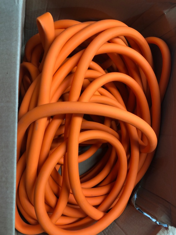 Photo 2 of YAMATIC Heavy Duty Garden Hose 5/8 in x 100 ft, Super Flexible Water Hose, All-weather, Lightweight, Burst 600 PSI 100' (feet) Orange