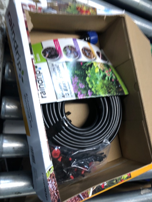 Photo 2 of **NONREFUNDABLE**FOR PARTS OR REPAIR**SEE NOTES**
Raindrip R560DP Automatic Drip Irrigation Watering Kit with Customizable Timer for Containers and Hanging Baskets, Waters up to 20 Plants, Includes 20 PC Drippers, Black Irrigation Drip Kit