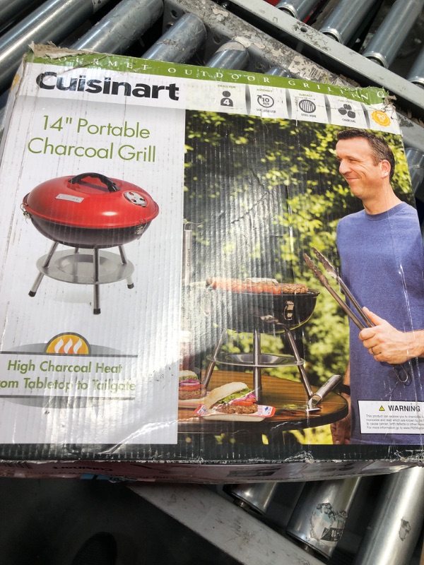 Photo 1 of `14" portable charcoal grill