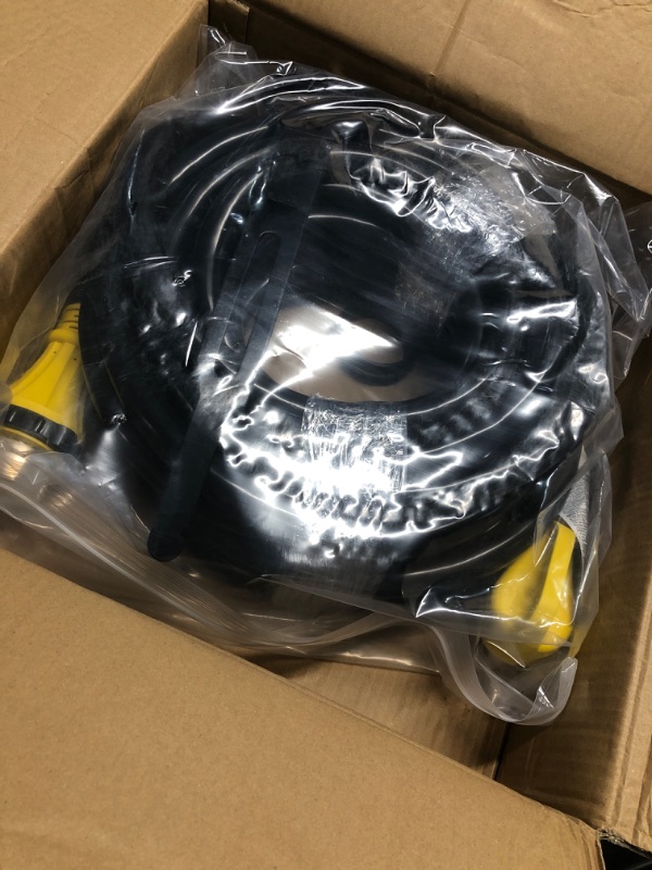 Photo 2 of S7 50Ft 50Amp STW Heavy Duty RV Extension Cord with Additional Ring,14-50P Male and SS2-50R Twist-Locking Female,6AWG/3C + 8AWG/1C 125V/250V for RV Trailer, Camper, Motorhome