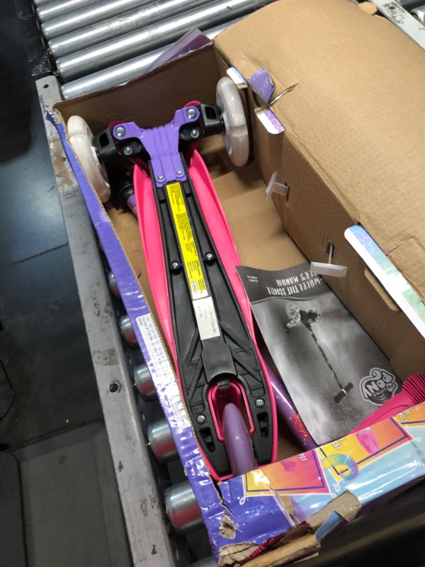 Photo 1 of My Little Pony Self Balancing Kick Scooter with Light Up Wheels, Extra Wide Deck, 3 Wheel Platform, Foot Activated Brake, 75 lbs Limit, Kids & Toddlers Girls or Boys, for Ages 3 and Up