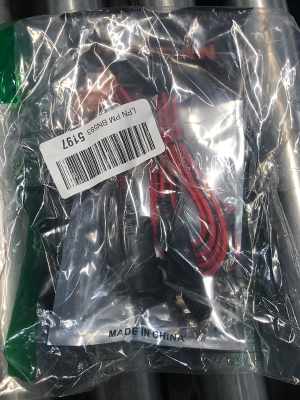 Photo 1 of [2 Pack] KUNCAN SAE to SAE Extension Cable - DC Power Heavy Duty 12AWG 2 Pin Quick Disconnect Wire Harness with Waterproof Cover 3FT
