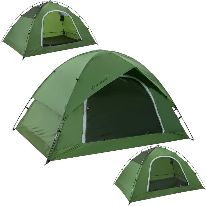 Photo 1 of (STOCK PHOTO FOR SAMPLE ONLY) - Camping Tent for 2 Person, 4 Person, 6 Person - Waterproof Two Person Tents for Camping, Small Easy Up Tent for Family, Outdoor, Kids, Scouts in All Weather and All Season by Clostnature