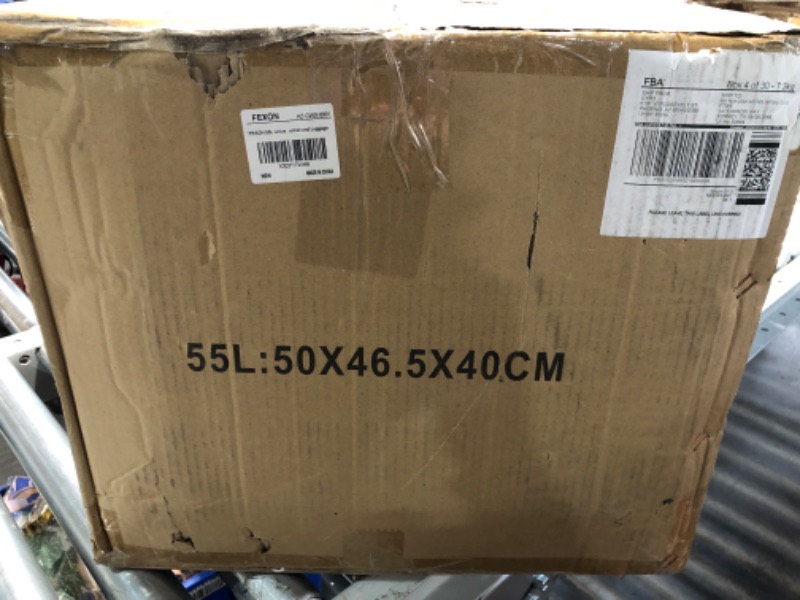 Photo 1 of FEXON 55L Universal Motorcycle Top Case, Motorcycle Tail Box, Waterproof Motorcycle Rear Top Box, Aluminum Trunk Tour Tail Box for Store Helmet and Luggage