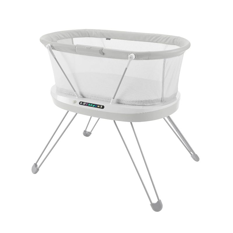 Photo 1 of FISHER-PRICE BABY Bedside Sleeper Luminate Bassinet with Sound Detection Plus Customizable Lights Music 