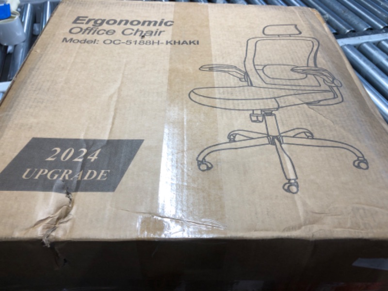 Photo 1 of NOBLEWELL Ergonomic Office Chair, Desk Chair with 2'' Adjustable Lumbar Support, Headrest, 2D Armrest, Office Chair Backrest 135° Rocking Relaxation, Computer Chair for Home Office