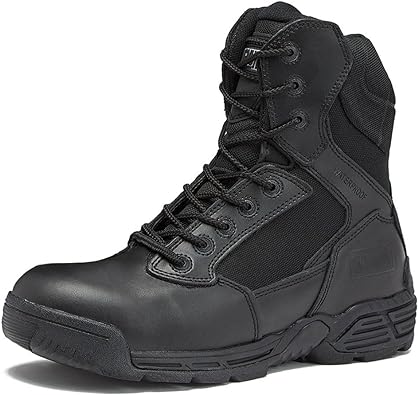 Photo 1 of MAGNUM 6 or 8 Inch Waterproof Tactical Boots for Men, Military Work Boots Men, Brown or Black Boots, Lace Up or Side Zipper Duty Boots, Botas de Trabajo Para Hombre - SIZE 11