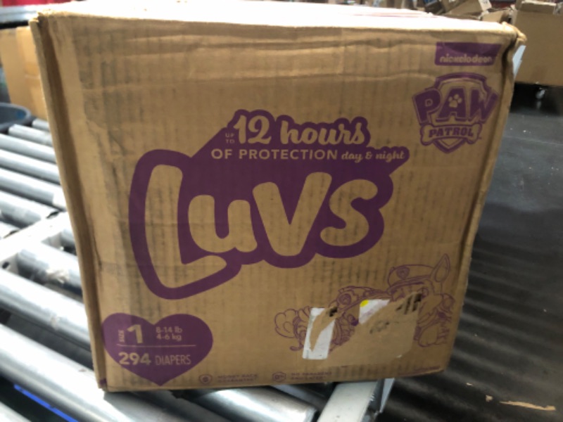 Photo 2 of Luvs Pro Level Leak Protection Diapers Size 1 294 Count Economy Pack, Packaging May Vary 294 Count (Pack of 1)