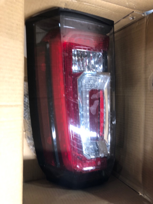 View 2 of Goopool Tail Lights Assembly Compatible With GMC Yukon/Yukon XL 2015 2016 2017 2018 2019 2020 Right Passenger Side LED Lens Taillights Brake Signal Assembly With Bulb