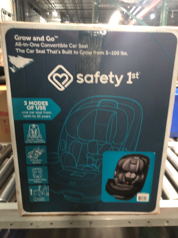 Photo 2 of Safety 1st Grow and Go All-in-One Convertible Car Seat, Rear-facing 5-40 pounds, Forward-facing 22-65 pounds, and Belt-positioning booster 40-100 pounds, Harvest Moon Harvest Moon Original