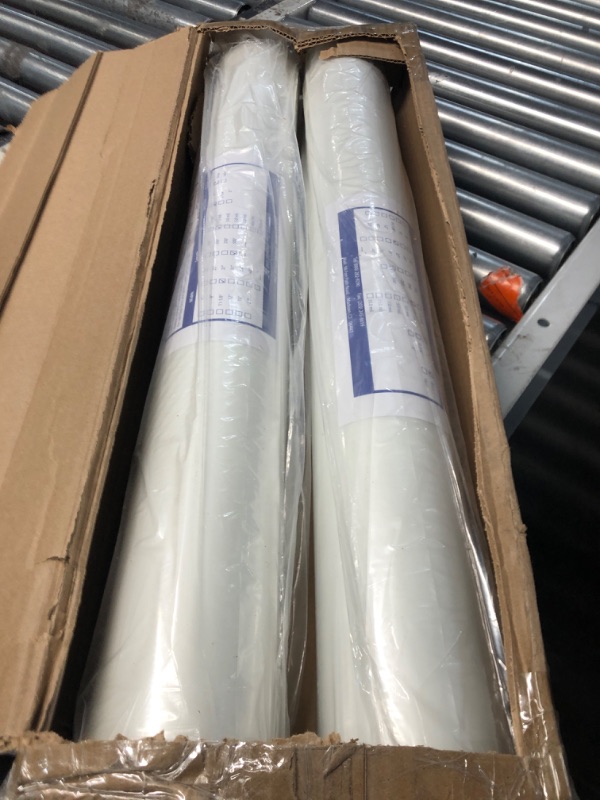 Photo 1 of USI Opti Clear Thermal Low-Temp EVA Roll Laminating Film, 1 Inch Core, 1.5 Mil, 27 Inches x 500 Feet, Gloss Finish, 2-Pack