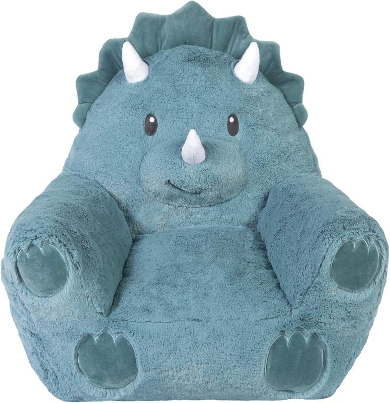 Photo 1 of Dinosaur Toddler Chair Plush Character Kids Chair Comfy Pillow Chair for Boys and Girls, 19 in x 20 in x 16 in