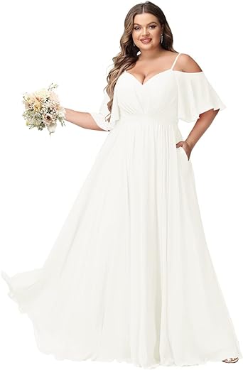 Photo 1 of **General post and photo for reference**
IVORY PLUS SIZE 25 luxury DRESS 