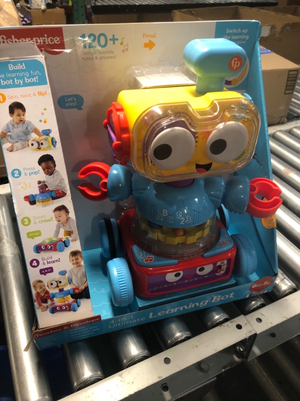 Photo 2 of Fisher-Price 4-in-1 Robot Toy, Baby Toddler and Preschool Toy with Lights Music and Smart Stages Educational Content?