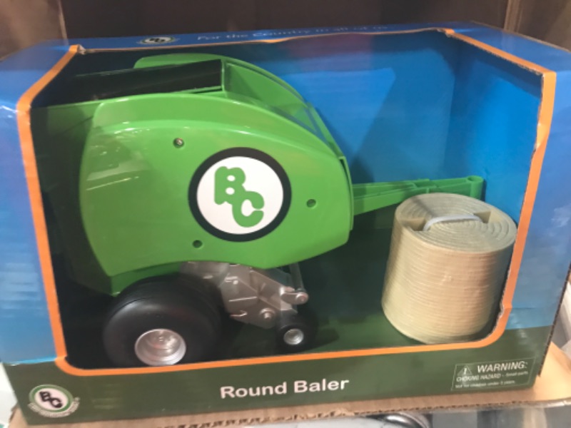 Photo 2 of Big Country Toys Round Baler - Toy Hay Baler - 1:20 Scale - Farm Toys - Proprietary Blend of Plastic - Durable & Lifelike - Playable & Collectible…