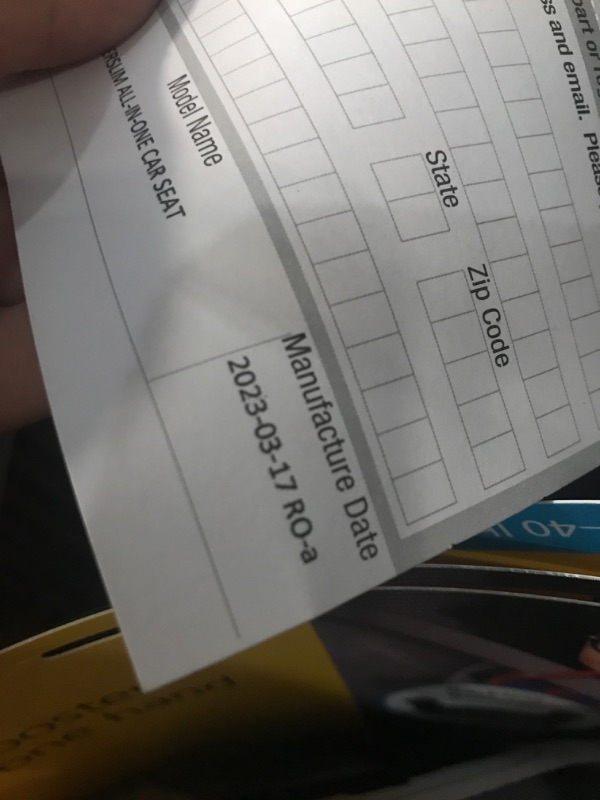 Photo 2 of **MANUFACTURED: 2023 03, 17**  Safety 1st Everslim DLX All-in-One Convertible Car Seat, 4 Modes of use: Rear-Facing, Forward-Facing (22–65 lbs), Belt-Positioning Booster (40–100 lbs), Backless Booster (40–100 lbs), High Street