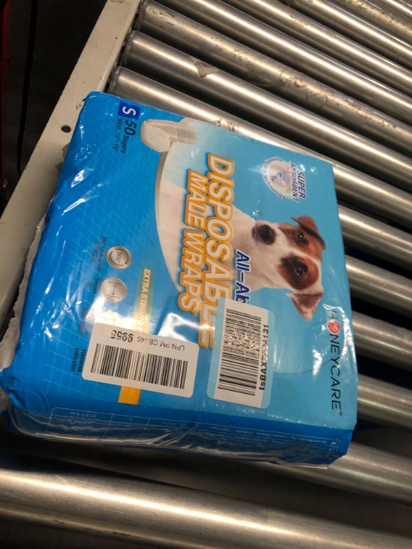 Photo 1 of All-Absorb A26 Male Dog Wrap, 50 Count, Small
