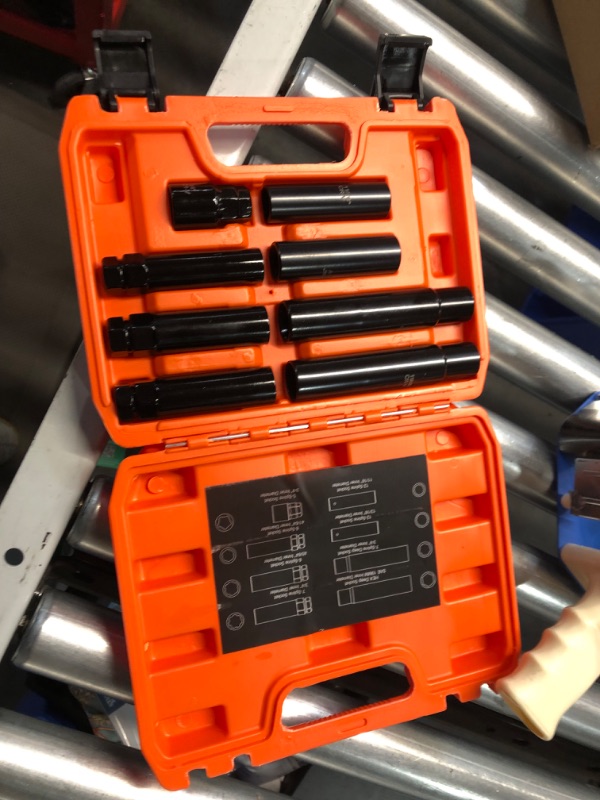 Photo 1 of Dynofit 8Pcs Wheel Lock Removal Tool Kit, SAE Metric Locking Lug Nut Master Key Set for Easily Removing Spline and Hex Style Nuts On Aftermarket and Factory Wheels Tire
