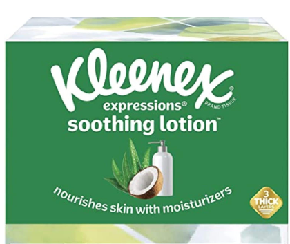 Photo 1 of **3PACK** Klenex Expressions Soothing Lotion Facial Tissues