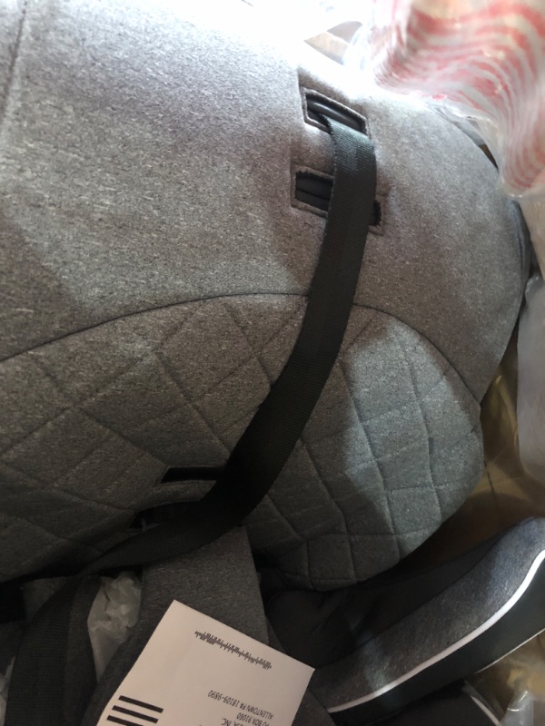 Photo 4 of **MANUFACTURED: JUL2023** Chicco MyFit Zip Harness + Booster Car Seat - Granite, Grey Granite MyFit with Zip and Wash Fabric Harness&Booster Car Seat