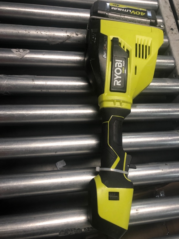 Photo 2 of (not functional)(sold for parts only) Ryobi RY40007VNM Brushless Expand-It 40-Volt Lithium-Ion Cordless Attachment Capable Trimmer Power Head-