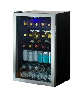 Photo 1 of **NO PACKAGE* 4.3 Cu. ft. Wine and Beverage Cooler in Stainless Steel
