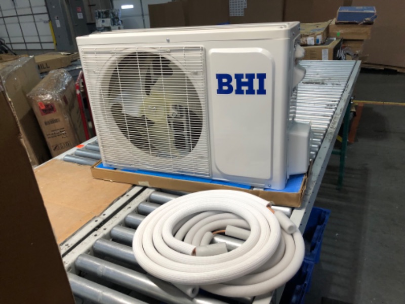 Photo 11 of ***USED - OUTDOOR UNIT ONLY - NO INDOOR UNIT INCLUDED - UNABLE TO TEST - RADIATOR FINS BROKEN - LIKELY MISSING PARTS***
BHI Single Zone 12000-BTU 20 SEER Ductless Mini Split Air Conditioner