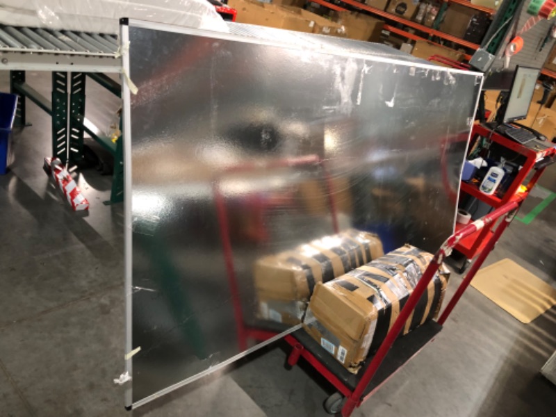 Photo 1 of ***DAMAGED - GOUGED - BENT - SEE PICTURES - NO PACKAGING***
VIZ-PRO Dry Erase Board/Magnetic Whiteboard, 8' x 4', Silver Aluminum Frame 96 X 48 Inches