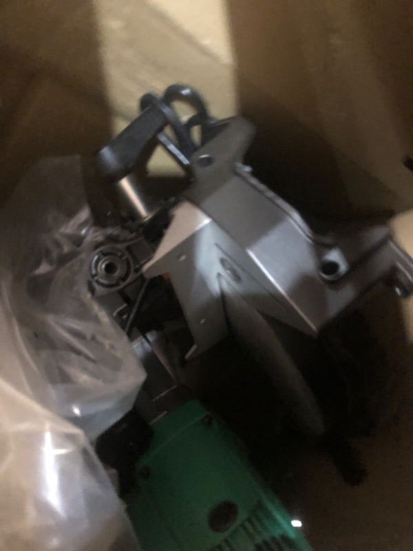 Photo 3 of ***USED - LIKELY MISSING PARTS - UNABLE TO VERIFY FUNCITONALITY***
Metabo HPT Compound Miter Saw, 10" Miter Saw with Large Table Saw for woodworking, Power saw with 15-Amp Motor, Accurate Miter Angles, 0-45° Bevel, 24T TCT Miter Saw Blade, Positive Stops,