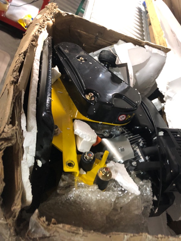 Photo 4 of 7HP Plate Compactor Rammer, 212CC Gas Engine, 4200lbs Compaction Force Rammer Jumping Jack Tamper, 22.1x15.9 Inch Plate, 5600 VPM Pavement Compactor for Walkways, Asphalts, Paver Landscaping