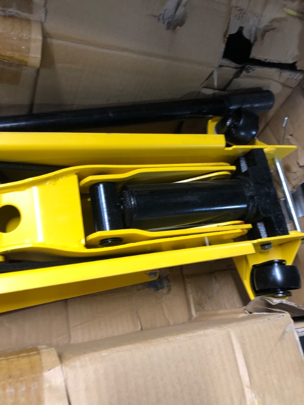 Photo 3 of **NONREFUNDABLE**FOR PARTS OR REPAIR**SEE NOTES**
YELLOW JACKET Hydraulic Floor Jack, Quickly Lift Car Jack with Dual Pumps, Heavy Duty Steel Service Jack, 3 Ton (6600 lb) Capacity Steel 3T dual pump