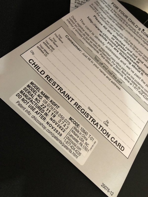 Photo 4 of **MANUFACTURED: NOV2022** Chicco KidFit® Adapt Plus 2-in-1 Belt-Positioning Booster Car Seat, Backless and High Back Booster Seat, for Children Aged 4 Years and up and 40-100 lbs. | Vapor/Grey KidFit ADAPT Vapor