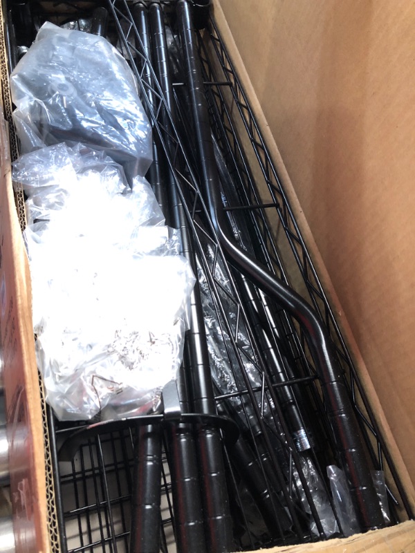 Photo 1 of Folews Bathroom Organizer Over The Toilet Storage, 4-Tier Bathroom Shelves Over Toilet Shelf Above Toilet Storage Rack Freestanding Bathroom Space Saver with Adjustable Shelves and Baskets, Black