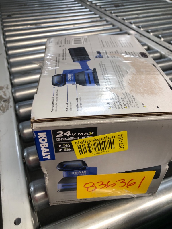 Photo 3 of **READ NOTES**Kobalt Brushless 24-Volt Brushless Cordless Random Orbital Sander