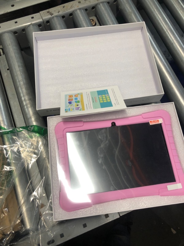 Photo 1 of Kids Tablet, 10 inch Tablet for Kids Android 12 Tablet 3GB 64GB Toddler Tablet with 8000mAh Battery, WiFi, Bluetooth, Dual Camera, Parental Control, Google Play, Netflix, YouTube(Light Pink)