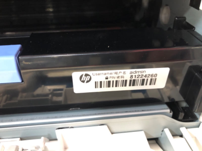 Photo 5 of ***USED AND DIRTY - MISSING POWER CORD - UNABLE TO TEST - SEE PICTURES***
HP Color LaserJet Pro MFP 4301fdw Wireless Printer, Print, scan, copy, fax, Fast speeds, Easy setup, Mobile printing, Advanced security, Best-for-small teams, white, 16.6 x 17.1 x 1