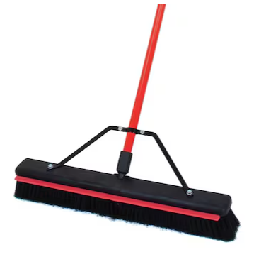 Photo 1 of **FOR PARTS (NON REFUNDABLE)**
CRAFTSMAN 24-in Poly Fiber Multi-surface 2-in-1 squeegee Push Broom
