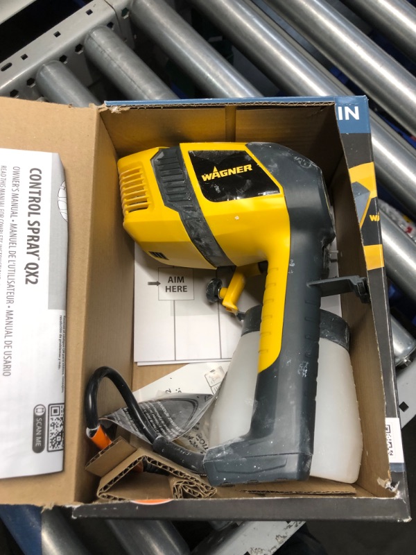 Photo 2 of **FOR PARTS (NON REFUNDABLE)**
Wagner Control Spray QX2 Corded Electric Handheld HVLP Paint Sprayer (Compatible with Stains)
