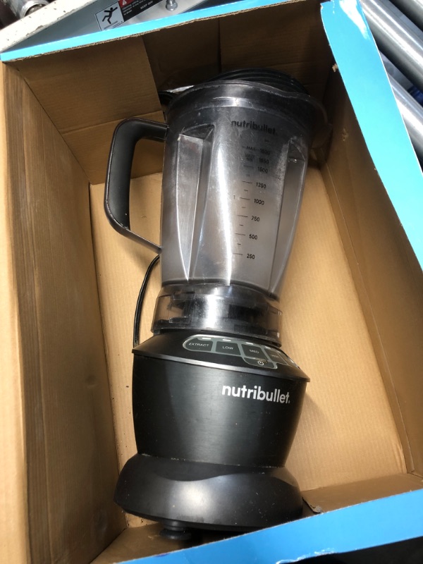 Photo 4 of **FOR PARTS/READ NOTES (NON REFUNDABLE)**
64 oz. 4-Speed Dark Grey Blender
