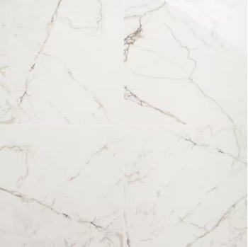 Photo 1 of [READ NOTES]
Saroshi Statuario Venato 47 in. x 24 in. Polished Marble Look Porcelain Floor and Wall Tile (15.5 sq. ft./Case) 2 TILES
